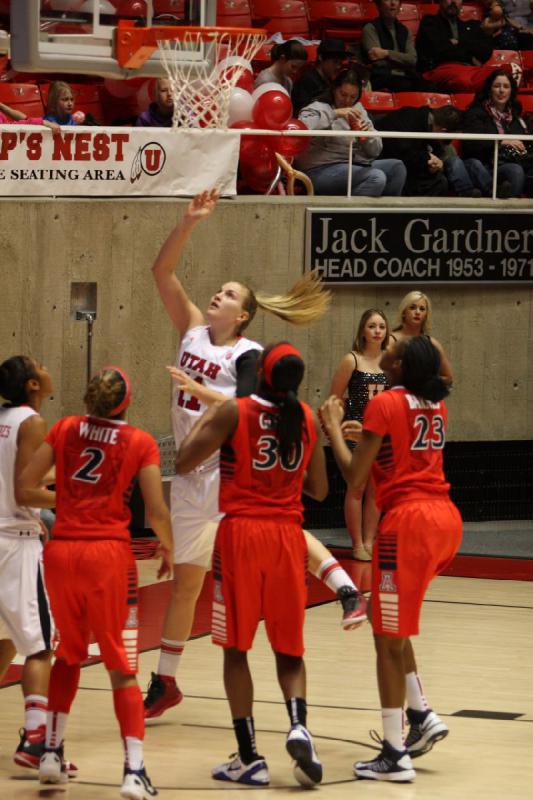 2013-01-18 20:03:38 ** Arizona, Basketball, Damenbasketball, Iwalani Rodrigues, Taryn Wicijowski, Utah Utes ** 