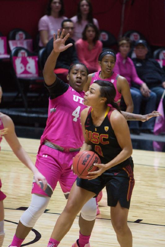 2019-02-08 19:19:40 ** Basketball, Damenbasketball, Dre'Una Edwards, Erika Bean, USC, Utah Utes ** 