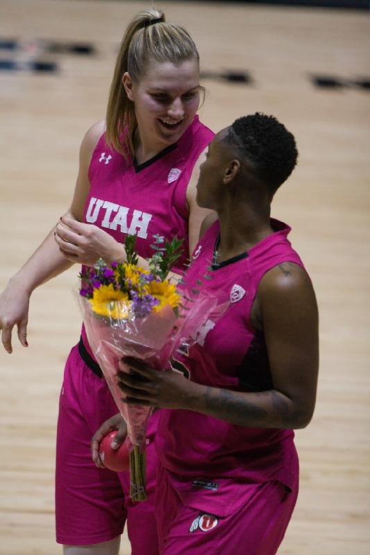 2015-02-20 21:00:33 ** Basketball, Cheyenne Wilson, Damenbasketball, Oregon, Taryn Wicijowski, Utah Utes ** 