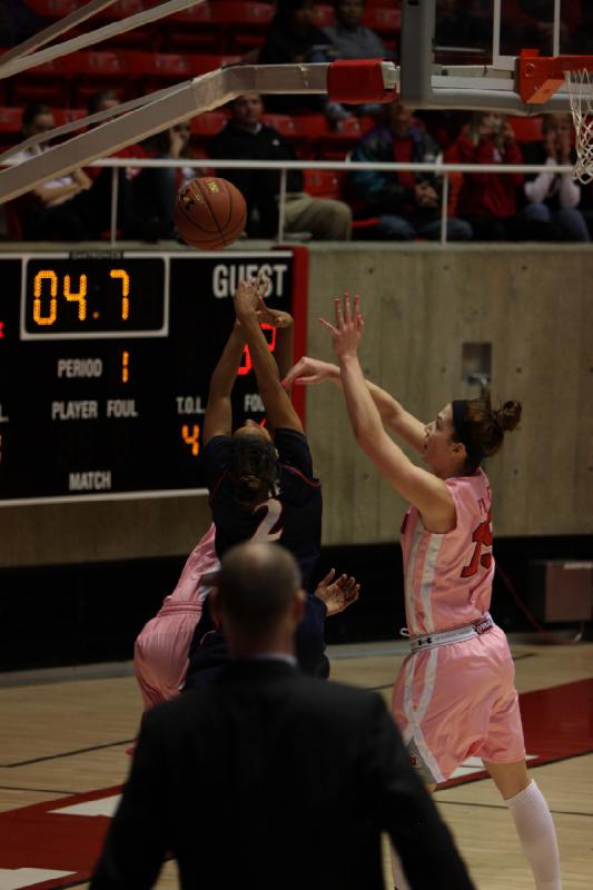 2012-02-11 14:38:37 ** Anthony Levrets, Arizona, Basketball, Michelle Plouffe, Rachel Morris, Utah Utes, Women's Basketball ** 