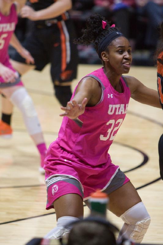 2018-01-26 18:21:56 ** Basketball, Megan Huff, Oregon State, Tanaeya Boclair, Utah Utes, Women's Basketball ** 