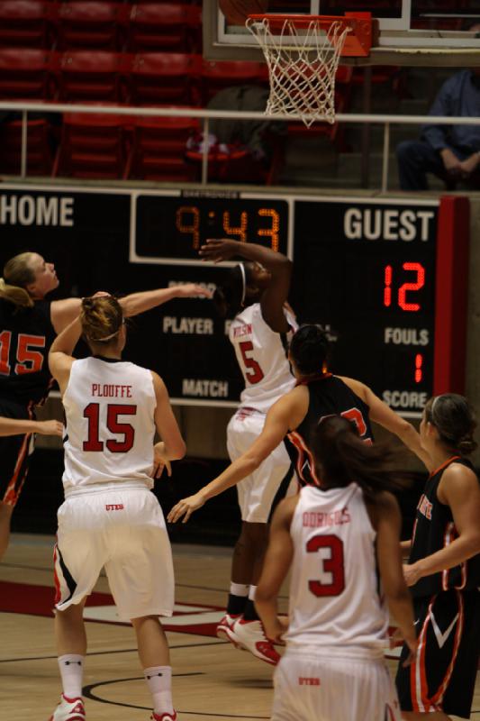 2011-12-06 19:19:17 ** Basketball, Cheyenne Wilson, Damenbasketball, Idaho State, Iwalani Rodrigues, Michelle Plouffe, Utah Utes ** 