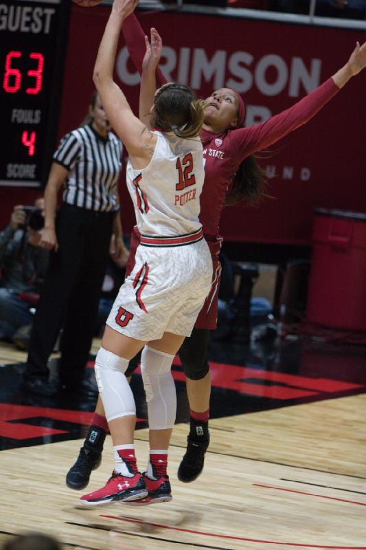 2016-01-02 18:37:06 ** Basketball, Emily Potter, Utah Utes, Washington State, Women's Basketball ** 