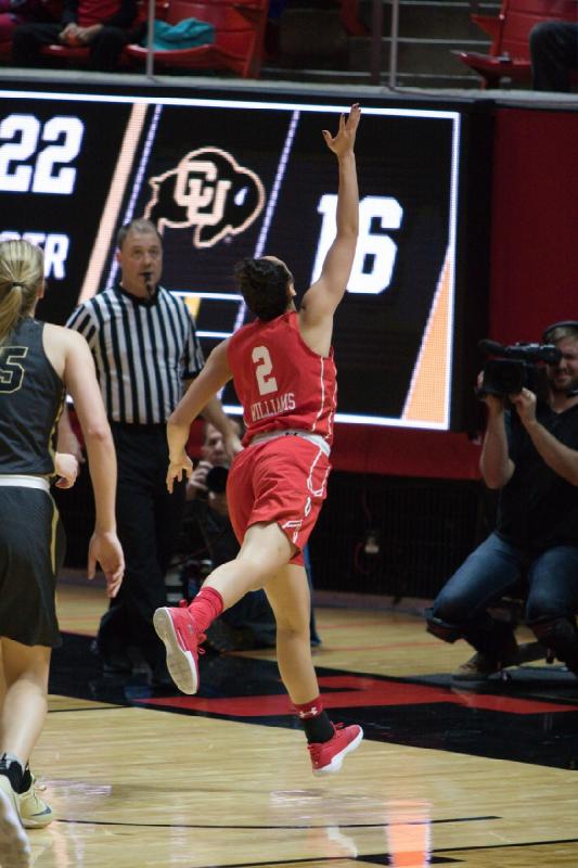 2018-02-01 19:30:46 ** Basketball, Colorado, Tori Williams, Utah Utes, Women's Basketball ** 