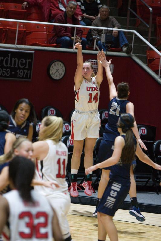 2014-12-03 19:18:23 ** Basketball, Paige Crozon, Tanaeya Boclair, Taryn Wicijowski, Utah State, Utah Utes, Women's Basketball ** 