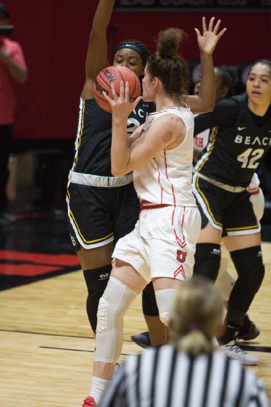 2018-11-16 19:51:44 ** Basketball, Damenbasketball, Long Beach State, Megan Huff, Utah Utes ** 