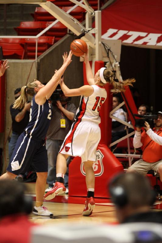 2011-02-12 16:09:36 ** Basketball, BYU, Damenbasketball, Michelle Plouffe, Utah Utes ** 