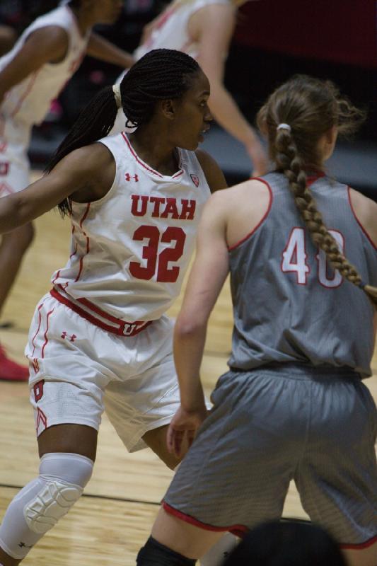 2016-11-30 19:04:20 ** Basketball, Damenbasketball, Erika Bean, Paige Crozon, Southern Utah, Tanaeya Boclair, Utah Utes ** 