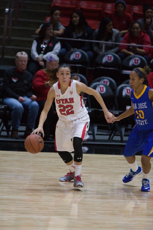 2014-11-14 17:17:19 ** Basketball, Damenbasketball, Danielle Rodriguez, San Jose State, Utah Utes ** 