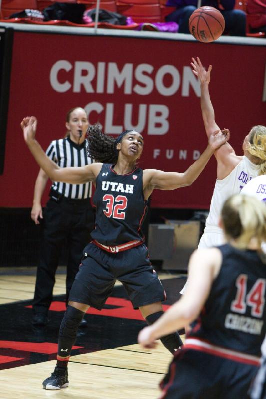 2017-02-03 21:02:19 ** Basketball, Paige Crozon, Tanaeya Boclair, Utah Utes, Washington, Women's Basketball ** 