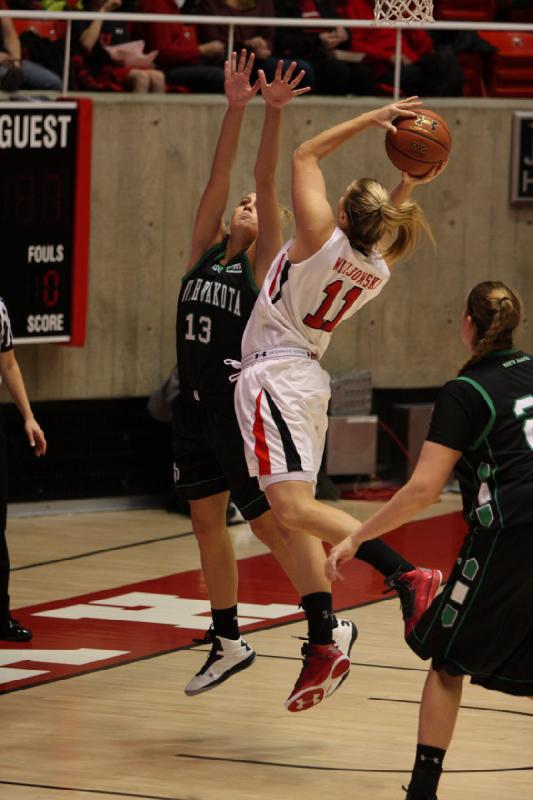 2012-12-29 15:54:17 ** Basketball, North Dakota, Taryn Wicijowski, Utah Utes, Women's Basketball ** 