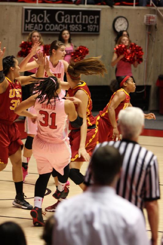 2014-02-27 20:07:20 ** Basketball, Ciera Dunbar, Emily Potter, USC, Utah Utes, Women's Basketball ** 