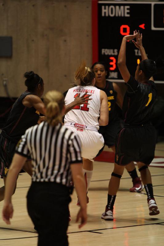 2013-01-20 15:15:12 ** Arizona State, Basketball, Damenbasketball, Taryn Wicijowski, Utah Utes ** 