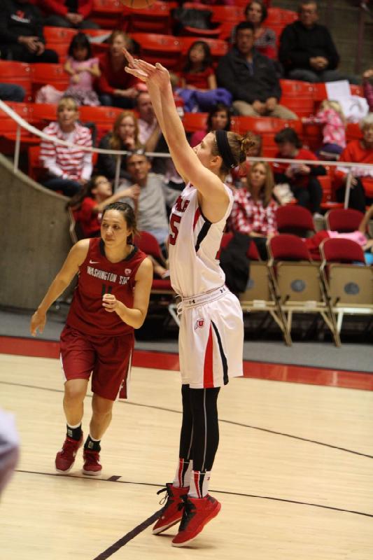 2014-02-14 20:39:00 ** Basketball, Michelle Plouffe, Utah Utes, Washington State, Women's Basketball ** 