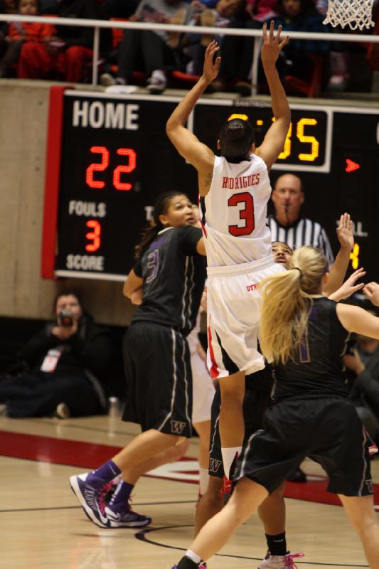 2013-02-22 18:23:25 ** Basketball, Iwalani Rodrigues, Taryn Wicijowski, Utah Utes, Washington, Women's Basketball ** 