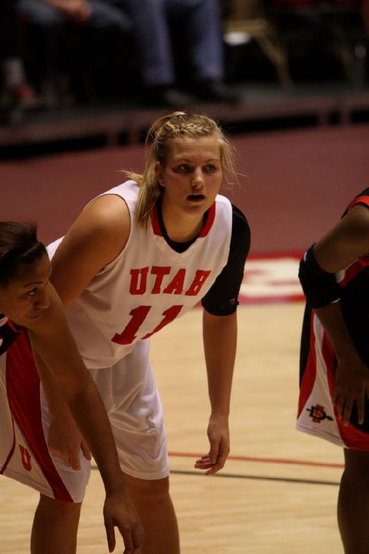 2010-02-21 15:39:11 ** Basketball, Damenbasketball, SDSU, Taryn Wicijowski, Utah Utes ** 