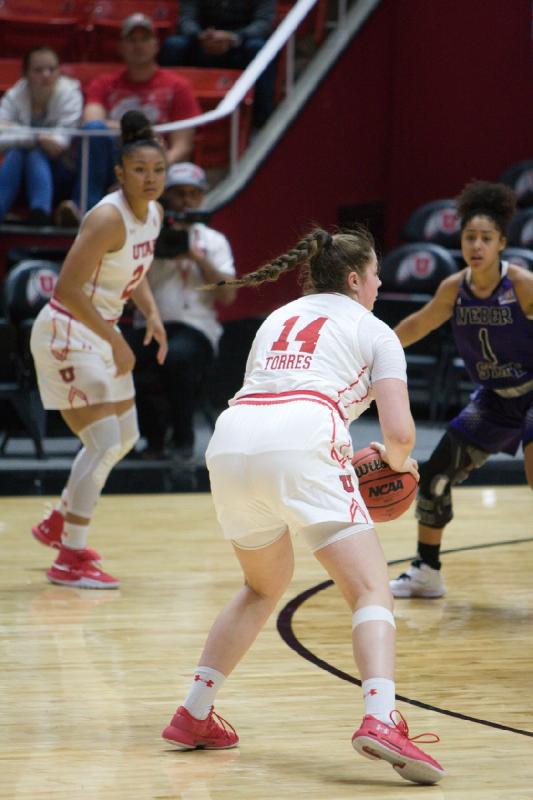 2018-12-15 14:27:17 ** Andrea Torres, Basketball, Damenbasketball, Sarah Porter, Utah Utes, Weber State ** 