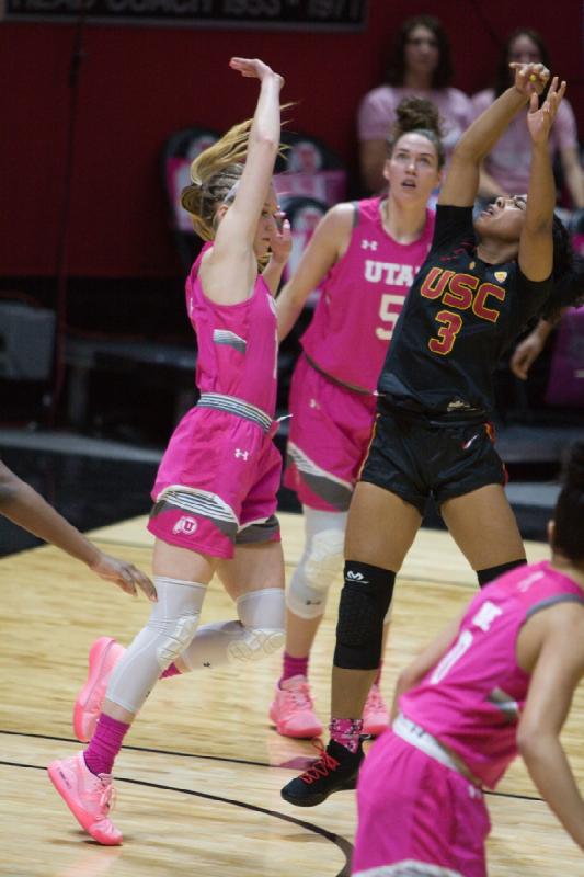 2019-02-08 19:06:24 ** Basketball, Damenbasketball, Dru Gylten, Kiana Moore, Megan Huff, USC, Utah Utes ** 