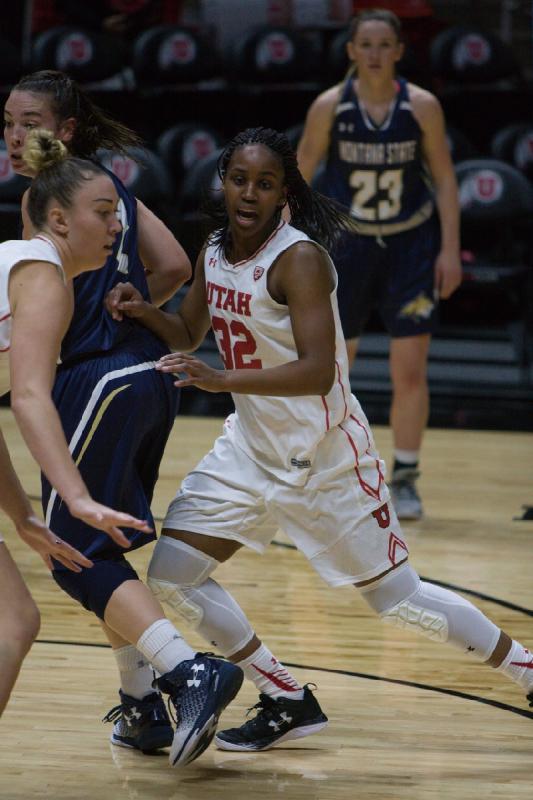 2016-11-12 14:13:41 ** Basketball, Montana State, Tanaeya Boclair, Utah Utes, Wendy Anae, Women's Basketball ** 