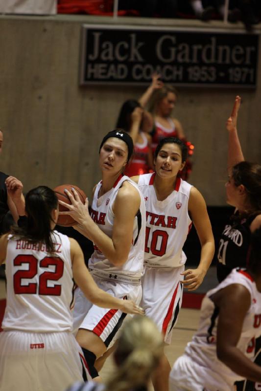 2014-01-10 18:40:06 ** Basketball, Damenbasketball, Danielle Rodriguez, Emily Potter, Nakia Arquette, Stanford, Utah Utes ** 