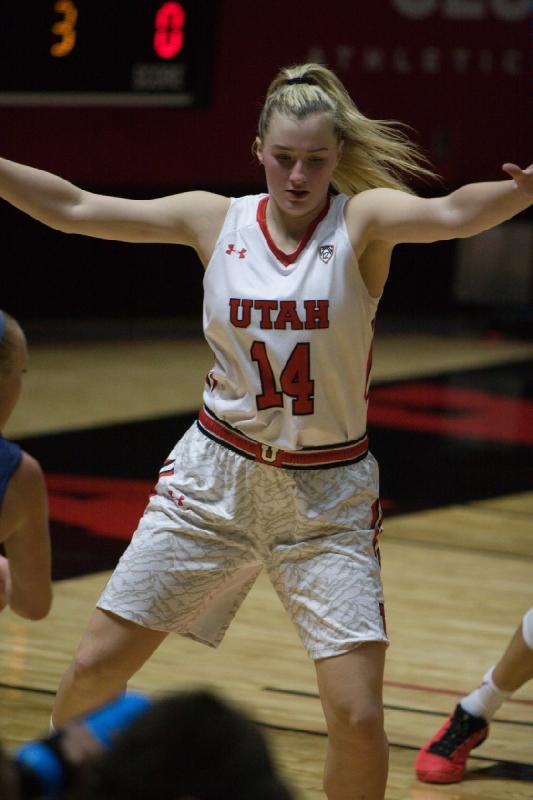 2016-11-03 11:22:07 ** Basketball, Paige Crozon, South Dakota School of Mines & Technology, Utah Utes, Women's Basketball ** 