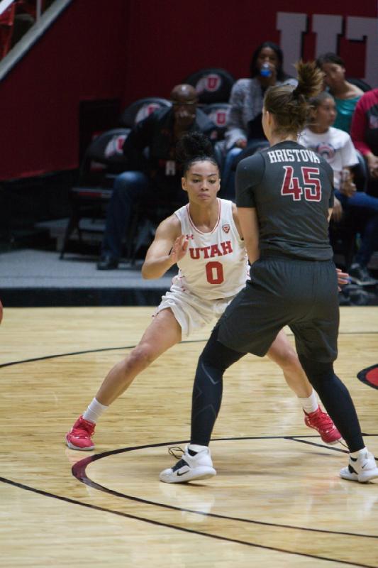 2019-02-24 13:15:40 ** Basketball, Damenbasketball, Kiana Moore, Utah Utes, Washington State ** 