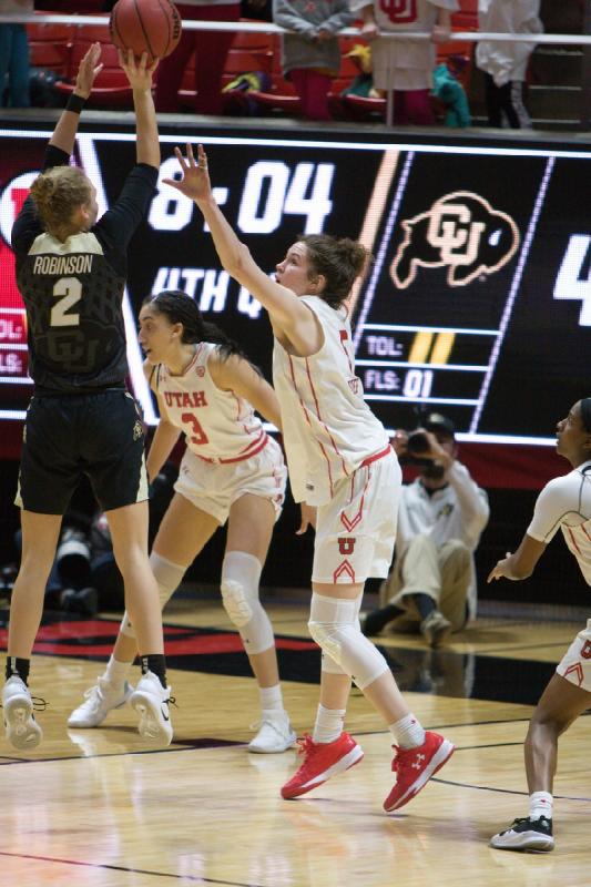 2019-01-18 20:27:42 ** Basketball, Colorado, Erika Bean, Megan Huff, Niyah Becker, Utah, Women's Basketball ** 