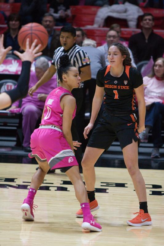 2018-01-26 18:28:47 ** Basketball, Damenbasketball, Kiana Moore, Oregon State, Utah Utes ** 