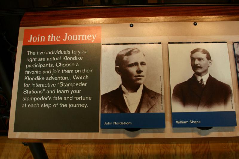 2007-09-03 10:11:34 ** Seattle ** Hier sind die ersten beiden von fünf Teilnehmern des Klondike-Goldrausches. Bilder von 'John Nordstrom' und 'William Shape'. Der Lebenslauf folgt in den nächsten Bildern.