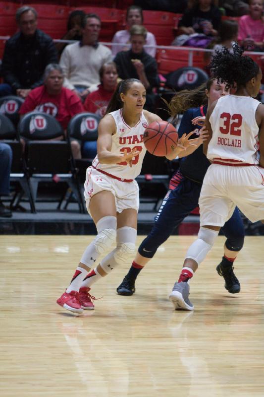 2017-12-29 18:41:04 ** Arizona, Basketball, Daneesha Provo, Tanaeya Boclair, Utah Utes, Women's Basketball ** 