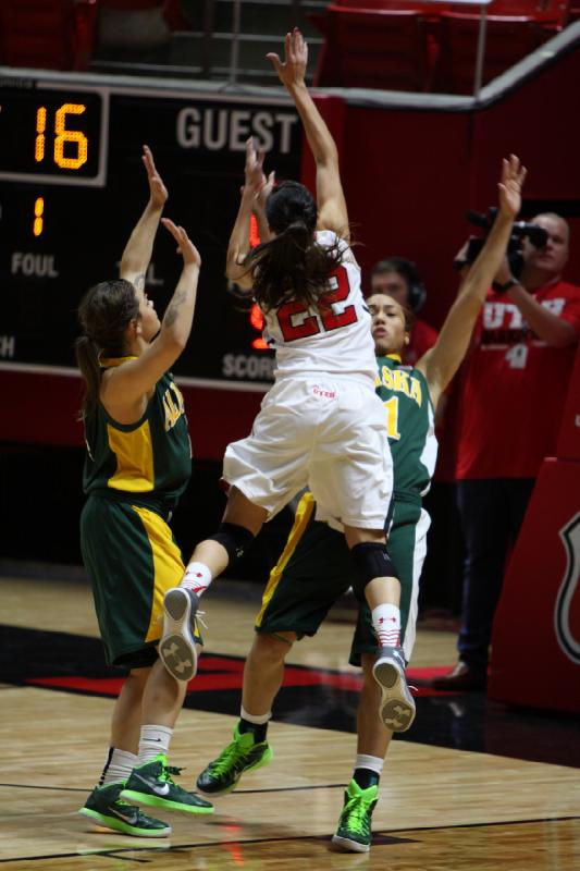 2014-11-05 19:06:42 ** Alaska Anchorage, Basketball, Damenbasketball, Danielle Rodriguez, Utah Utes ** 