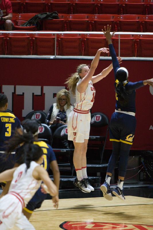 2017-01-15 12:11:00 ** Basketball, Cal, Kiana Moore, Paige Crozon, Utah Utes, Women's Basketball ** 