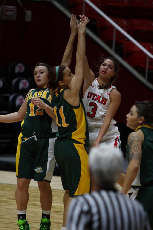 2014-11-05 20:26:46 ** Alaska Anchorage, Basketball, Damenbasketball, Malia Nawahine, Utah Utes ** 