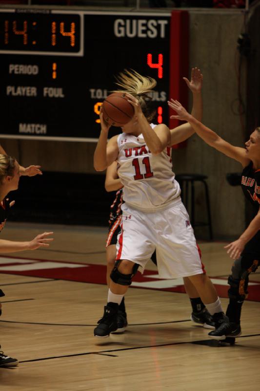 2011-12-06 19:11:33 ** Basketball, Idaho State, Taryn Wicijowski, Utah Utes, Women's Basketball ** 