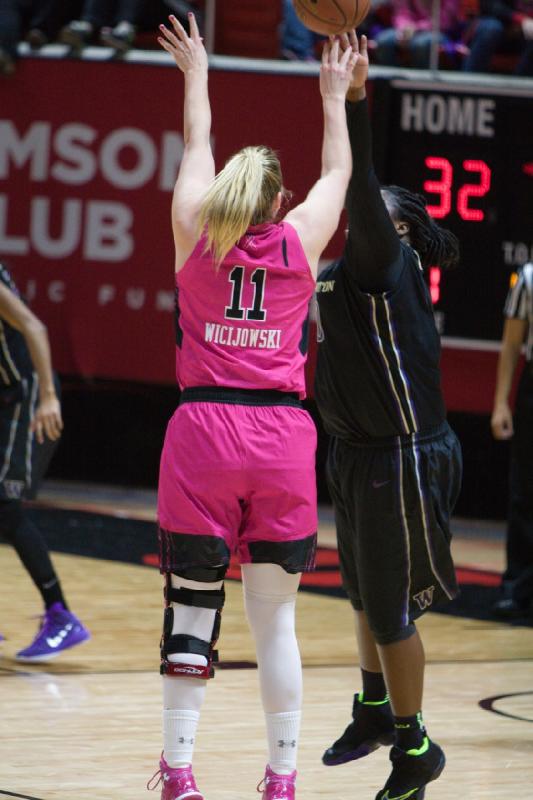 2015-02-13 19:33:55 ** Basketball, Damenbasketball, Taryn Wicijowski, Utah Utes, Washington ** 