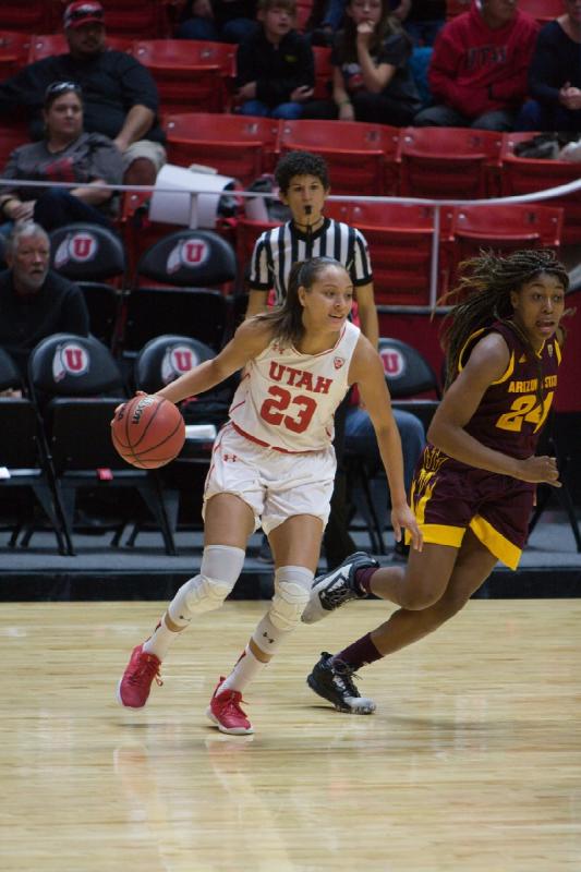 2017-12-31 12:15:03 ** Arizona State, Basketball, Daneesha Provo, Utah Utes, Women's Basketball ** 