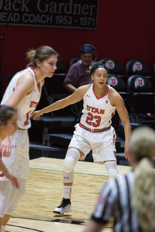 2016-11-03 11:08:09 ** Basketball, Daneesha Provo, Emily Potter, South Dakota School of Mines & Technology, Utah Utes, Women's Basketball ** 