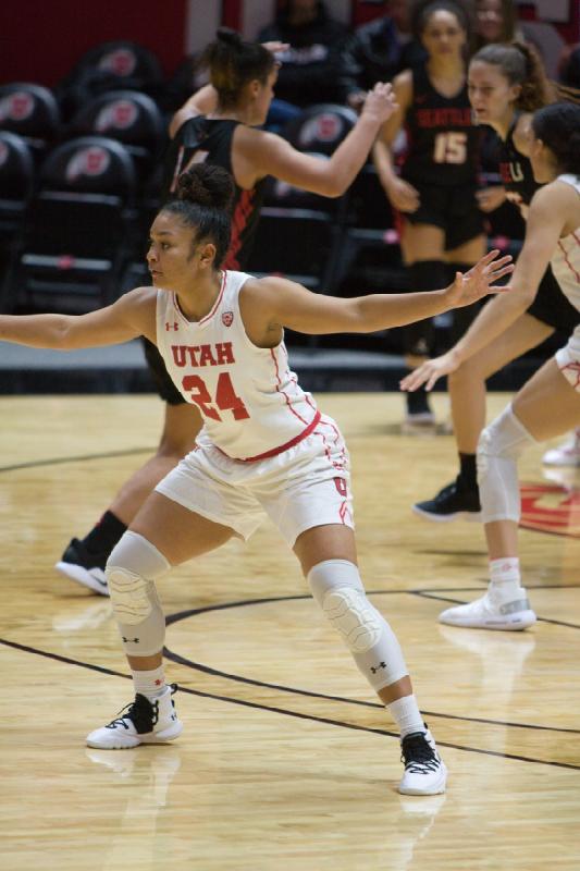 2018-11-26 20:36:49 ** Basketball, Damenbasketball, Niyah Becker, Sarah Porter, Seattle University, Utah Utes ** 