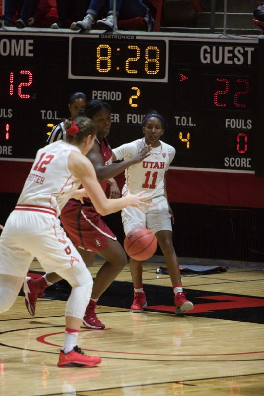 2017-01-13 18:26:39 ** Basketball, Emily Potter, Erika Bean, Stanford, Utah Utes, Women's Basketball ** 