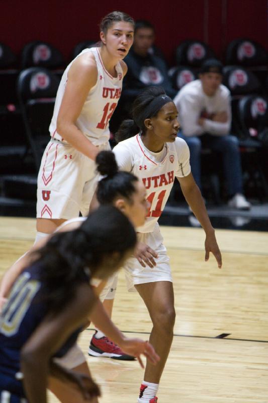 2017-12-21 13:19:46 ** Basketball, Emily Potter, Erika Bean, Oral Roberts, Tori Williams, Utah Utes, Women's Basketball ** 