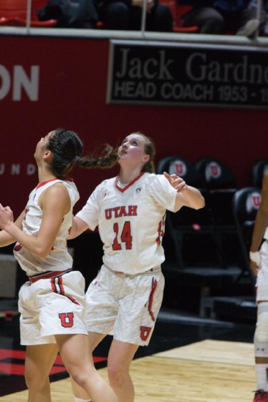 2016-01-31 14:42:10 ** Basketball, Damenbasketball, Malia Nawahine, Paige Crozon, UCLA, Utah Utes ** 