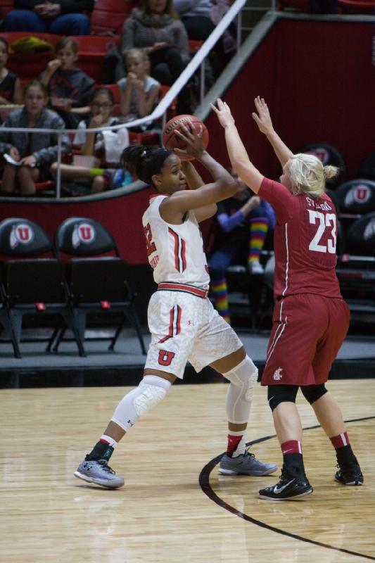 2016-01-02 17:29:21 ** Basketball, Damenbasketball, Tanaeya Boclair, Utah Utes, Washington State ** 