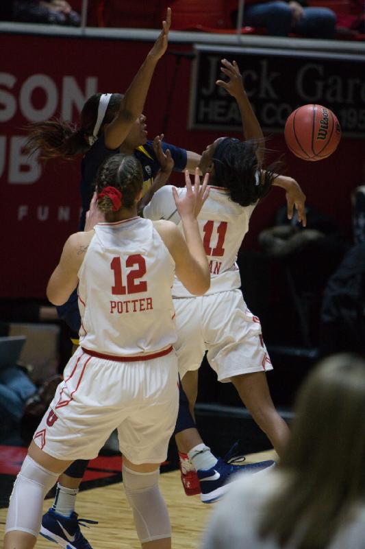 2017-01-15 13:44:54 ** Basketball, Cal, Emily Potter, Erika Bean, Utah Utes, Women's Basketball ** 