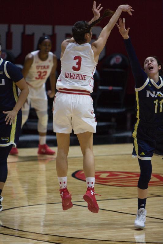 2016-12-21 14:04:07 ** Basketball, Malia Nawahine, Northern Arizona, Tanaeya Boclair, Utah Utes, Women's Basketball ** 