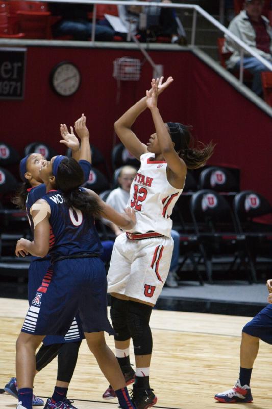 2015-01-30 20:10:33 ** Arizona, Basketball, Damenbasketball, Tanaeya Boclair, Utah Utes ** 