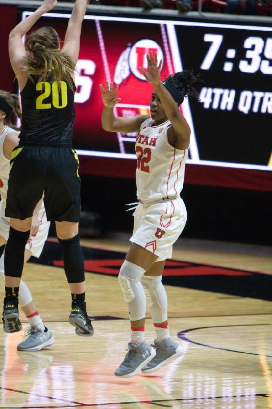 2018-01-28 13:41:28 ** Basketball, Damenbasketball, Oregon, Tanaeya Boclair, Utah Utes ** 