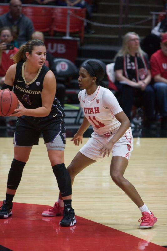 2019-02-22 20:22:27 ** Basketball, Damenbasketball, Erika Bean, Utah Utes, Washington ** 