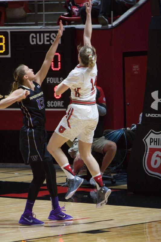 2016-01-04 18:02:23 ** Basketball, Paige Crozon, Utah Utes, Washington, Women's Basketball ** 