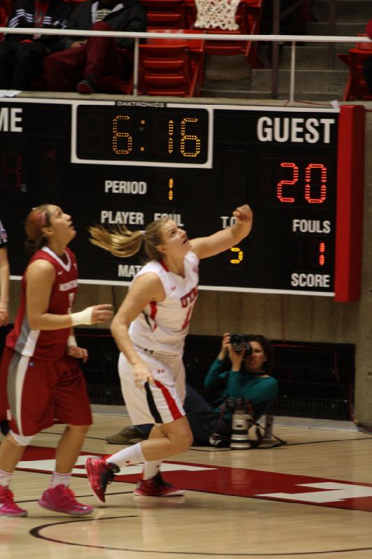 2013-02-24 14:22:08 ** Basketball, Damenbasketball, Taryn Wicijowski, Utah Utes, Washington State ** 