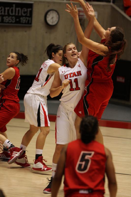 2012-11-13 19:26:54 ** Basketball, Chelsea Bridgewater, Damenbasketball, Southern Utah, Taryn Wicijowski, Utah Utes ** 